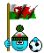 03 Flaggenkunterbunt 016 Smiley – Fussball